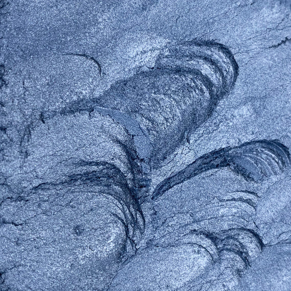 Siliver Blue Metallic Mica Powder for Epoxy Resin 50 Grams