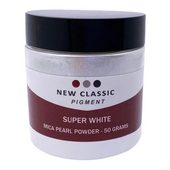 Super White Metallic Powder for Epoxy Resin 50 Grams
