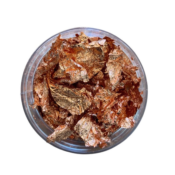 Gold, Silver, Copper 3 Bottle Foil Flakes