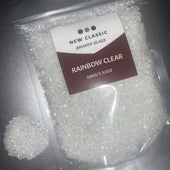 Rainbow Clear Broken Glass 100 Grams (Small Glass)
