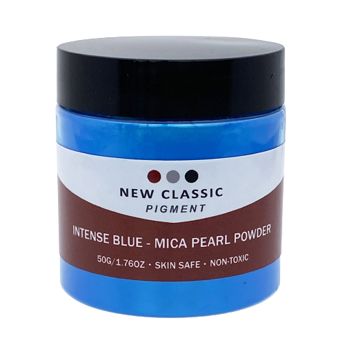 Intense Blue Mettalic Mica Powder for Epoxy Resin 50 Grams