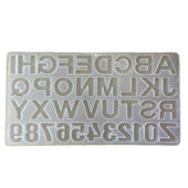 Alphabet Silicone Molds for Epoxy Resin