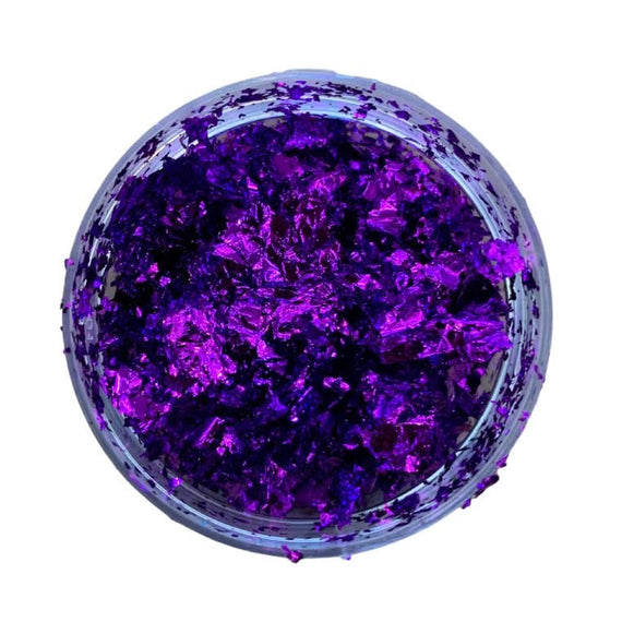 Purple, Red, Blue 3 Bottle Foil Flakes