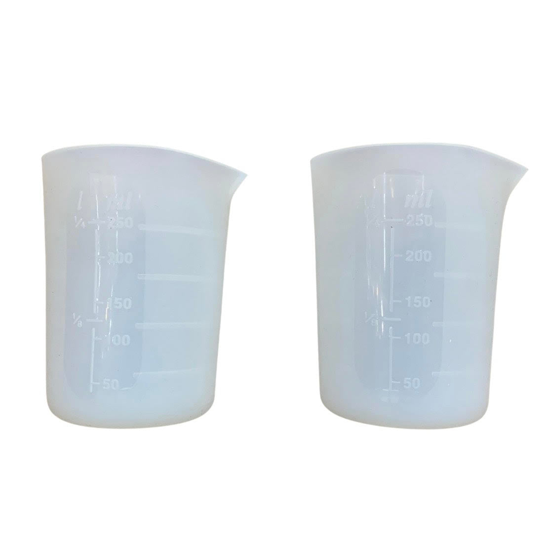 Silicone Measuring Cups - 2 x 250 ml – New Classic Resin