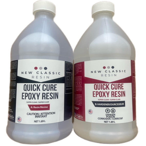 Quick Cure Epoxy Resin 1 Gallon Kit