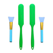Silcone Stir Sticks x 2 pcs & Silicone Brush x 2 pcs