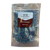 Black Rainbow Tumbled Glass - 100 Grams