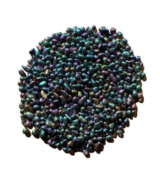 Black Rainbow Tumbled Glass - 100 Grams