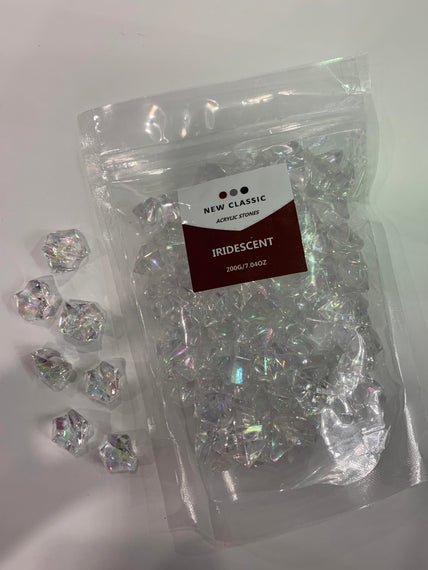 Iridescent Acrylic Stones - Large Size