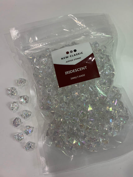Iridescent Acrylic Stones - Small Size