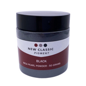 Black Metallic Mica Powder for Epoxy Resin 50 Grams