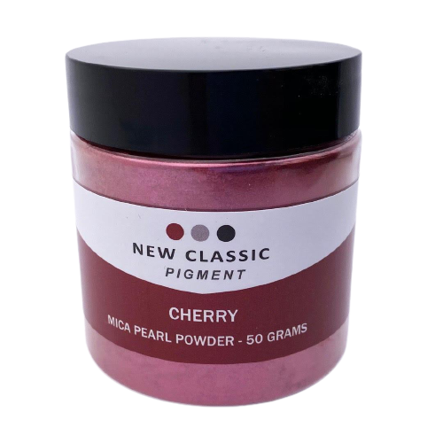 Cherry Metallic Mica Powder for Epoxy Resin 50 Grams
