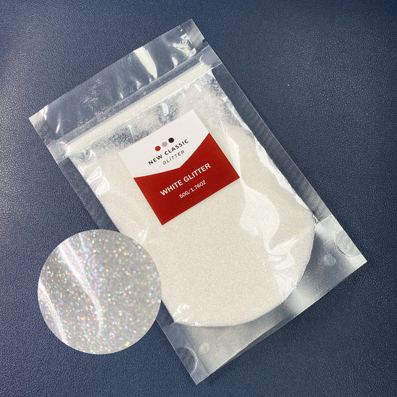 White Fine Glitter