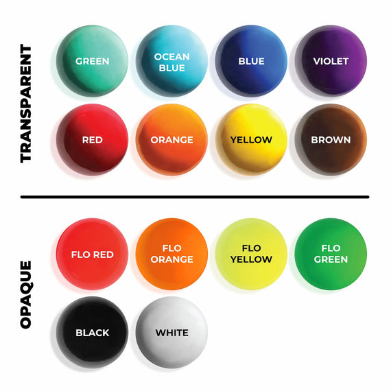 Liquid Epoxy Dye (15 Colors available)