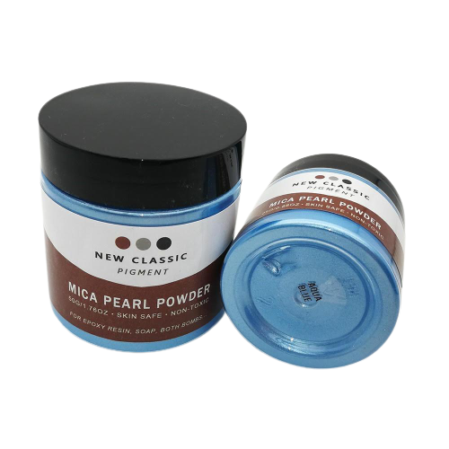 Aqua Blue Mica Powder for Epoxy Resin 50 Grams