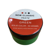 Green 50 Grams Solid Color Paste Highly Concentrated