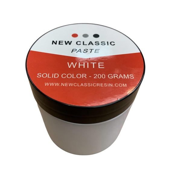 White 200 Grams Solid Color Paste Highly Concentrated