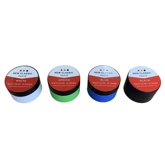 4  Solid Colors Paste Set. Highly Concentrated