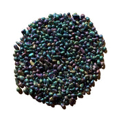 Black Rainbow Tumbled Glass - 100 Grams