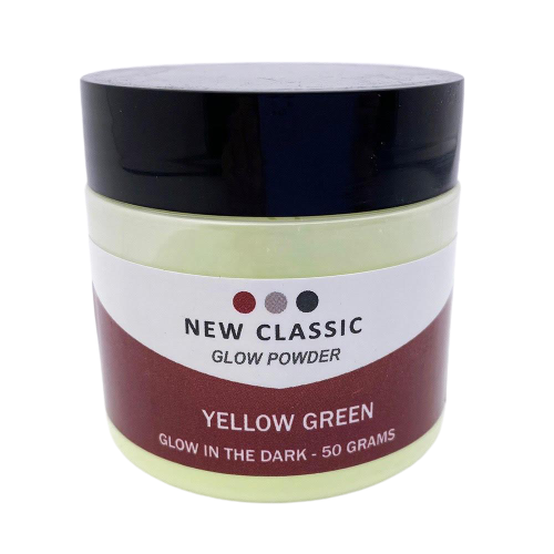 Yellow Green Glow Powder 50 Grams for Epoxy Resin