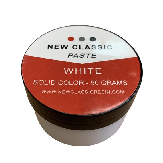 White 50 Grams Solid Color Paste Highly Concentrated