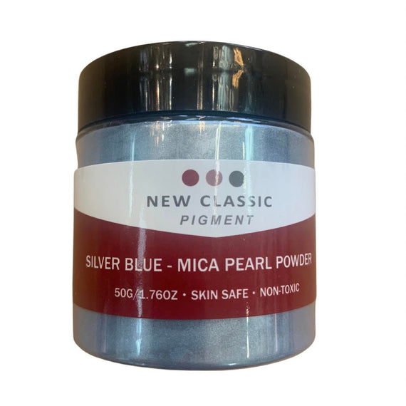 Siliver Blue Mica Powder for Epoxy Resin 50 Grams