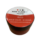 Red 50 Grams Solid Color Paste Highly Concentrated