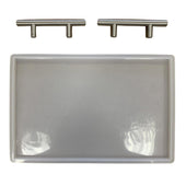 Tray Mold with 2 pcs Silver Handles